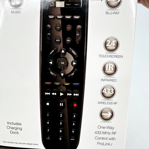 Pro24.r Plus Remote and Charging Dock New! Color Touchscreen Home Entertainment - Picture 5 of 9